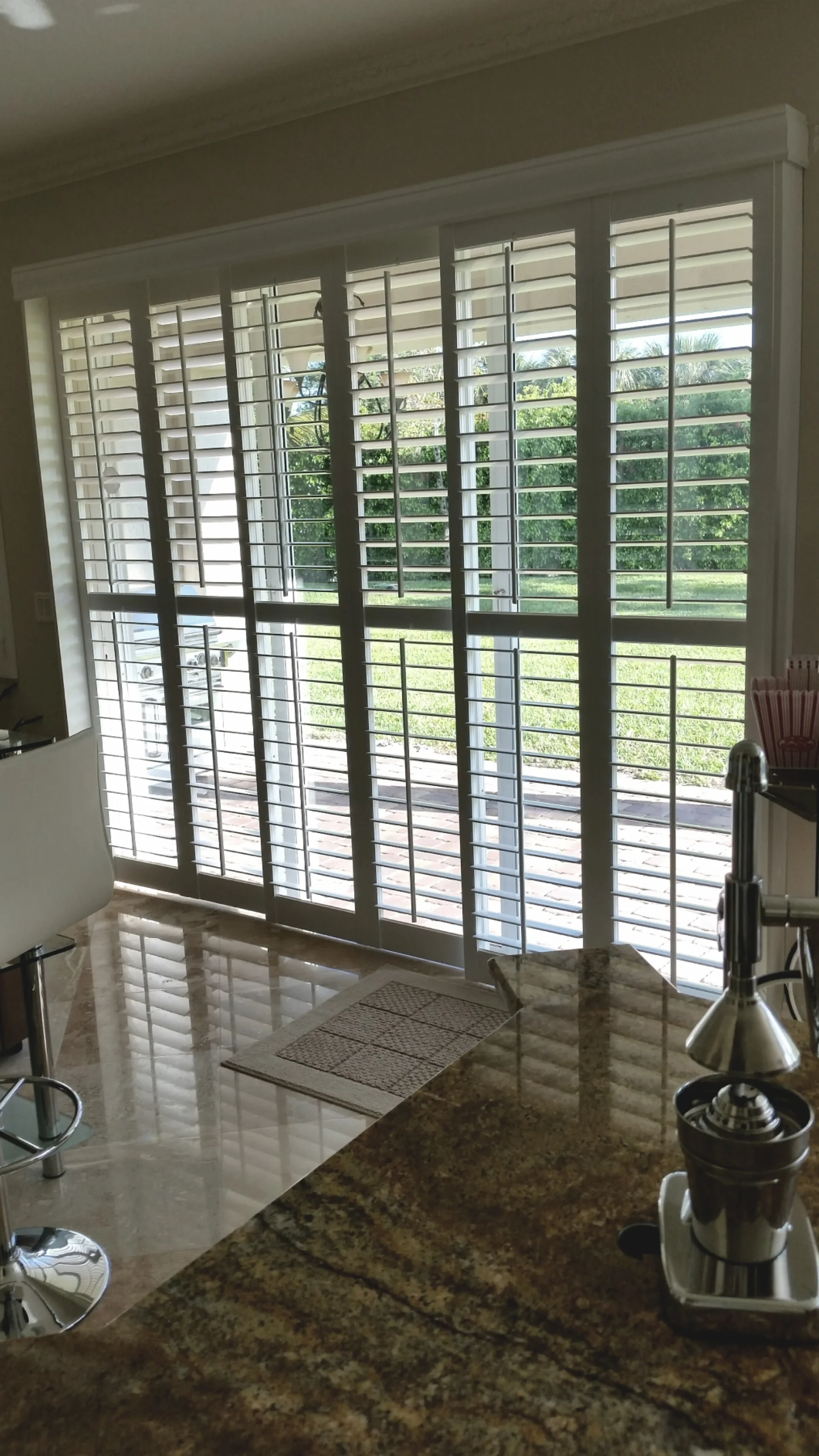 Vinyl Plantation Shutters — Seaglass Window Fashions