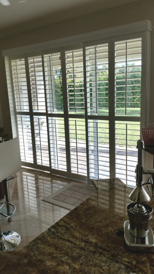 Plantation Shutters — Sliding Doors — Seaglass Window Fashions